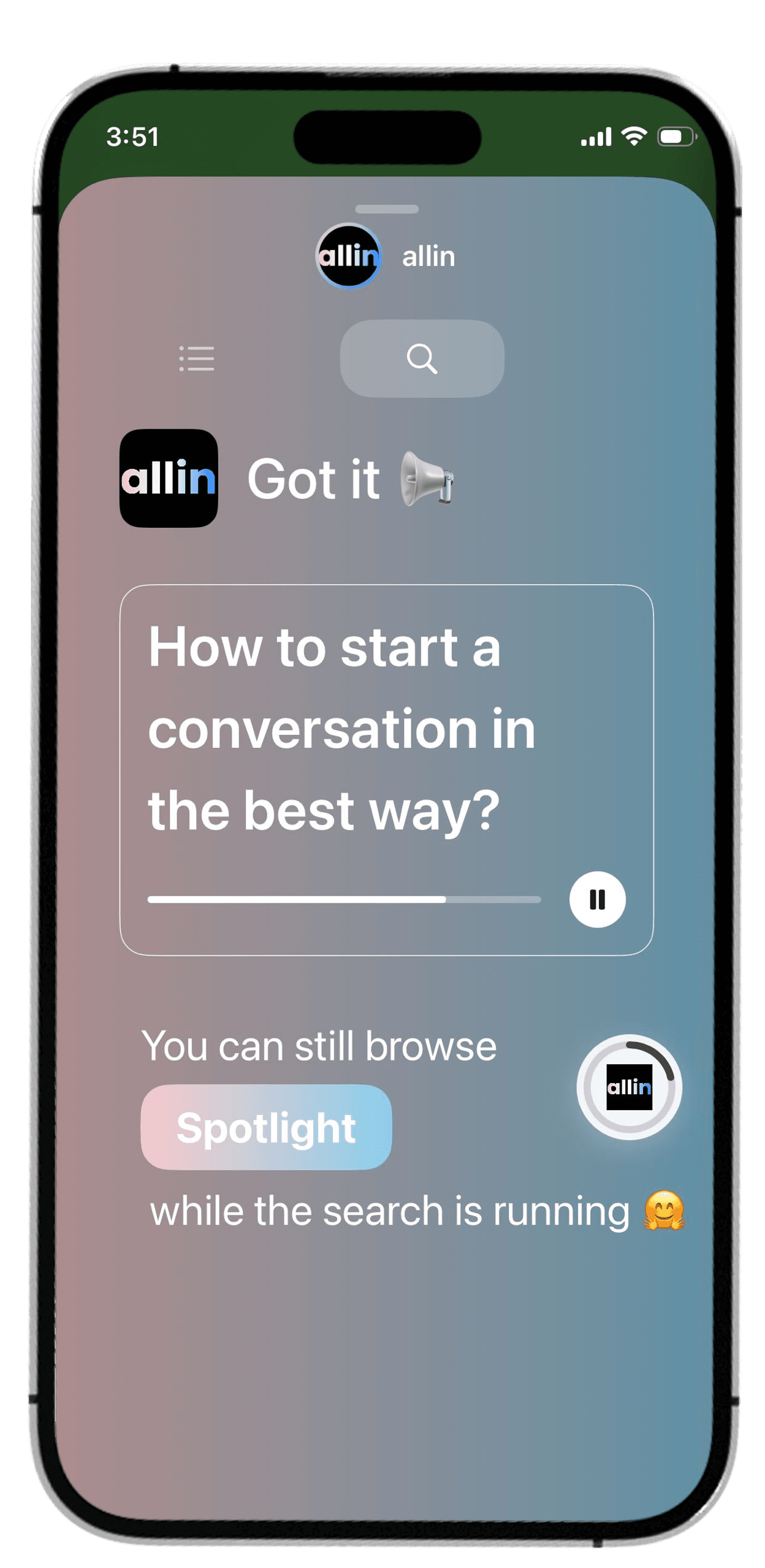 Right phone mockup